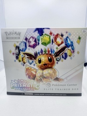 Prismatic Evolutions Pokémon Center Elite Trainer Box [Brand New, Sealed]