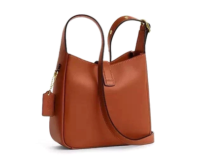 Coach Hadley Mini Leather Crossbody Bag CBM63 Gold/Tan NEW❤️NWT