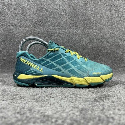 Merrell Bare Access J09648 Women s Size 6.5 Aruba Blue Trail Running Shoes Used