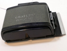 Graflex RH 10 120 Roll Film Back Holder Magazine with Darkslide