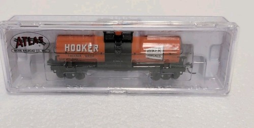 Coche cisterna Atlas 43651 escala N Hooker Chemicals Tacoma WA 11000 gal #1280 nuevo en caja | Condition: New