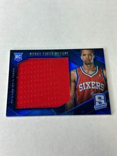 2013-14 Panini Spectra Michael Carter-Williams 20/75 Blue Rookie Jumbo Jersey E1