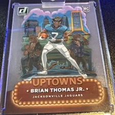 2024 Panini Clearly Donruss Brian Thomas Jr Rookie Uptowns Case Hit Jaguars SSP