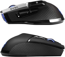 EVGA X20 Wireless Gaming Mouse RGB 10 Buttons 3-Sensor Rechargeable BT 2.4G USB 6
