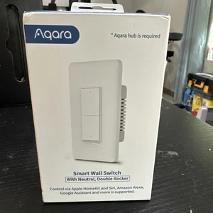 Aqara Smart Light Switch Neutre Single Rocker Zigbee HomeKit Alexa Google