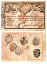u Reproduction Note Portugal 2400 Reis 1828 Pick #34     4141R