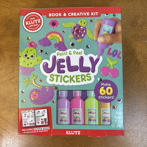 Paint & Peel Jelly Stickers Craft Kit