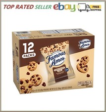 Famous Amos Classic Chocolate Chip Cookies, 1 Ounce Bag Pack of 12