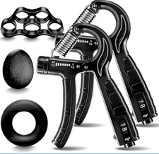 Grip Strength Trainer, Hand Gripper Strengthener Set 5-Pack New Open Box