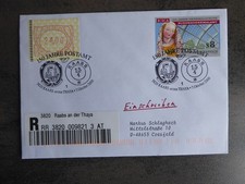 Brief Österreich, gelaufen mit SSt., 7.10.2000 Raabs an der Thaya