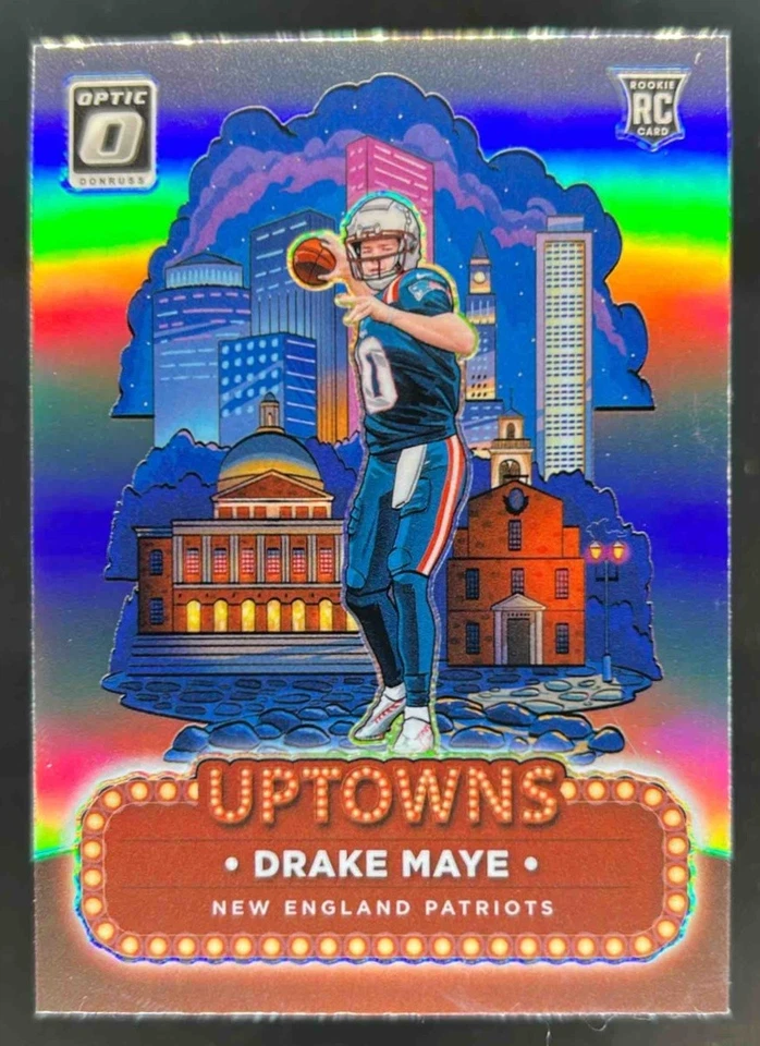 2024 Donruss Optic Drake Maye Uptowns RC Rookie SSP #4 Patriots
