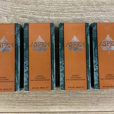 *PACK OF 4* ASPEN by Coty for Men Cologne 4.0 oz 118 ml Cologne Spray NEW IN BOX