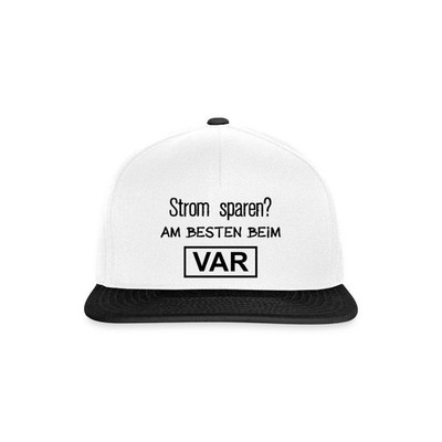 Strom Am Besten Beim VAR Sparen Fußball Humor Snapback Cap, One size