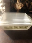 Pyrex Verde Autumn Floral #503 Refrigerator Dish