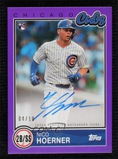 2020 Topps Brooklyn Collection Purple 4/10 Nico Hoerner #BKA-NHR Auto 0m4q