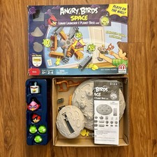 Angry Birds Space Lunar Launcher Planet Base Mattel Game 2013 HTF Rare Complete 