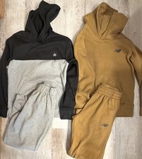 New Balance and RBX Boys 4pc Fleece Tracksuit Set Hoodie  Pants Size 10
