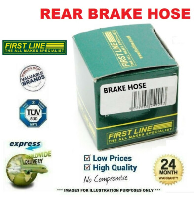 1x REAR BRAKE HOSE for CITROEN DISPATCH 1.6 HDi 90 16V 2007-on