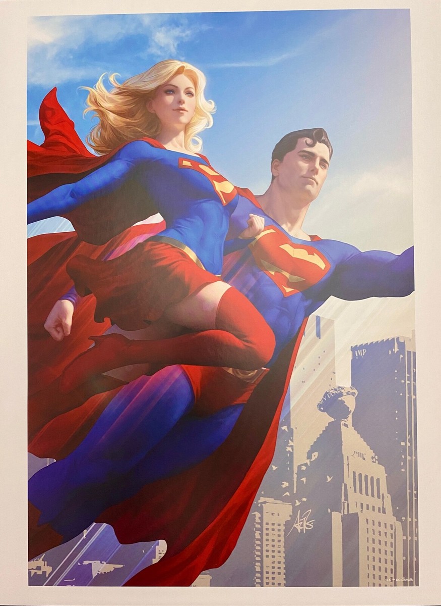Superman and Supergirl by Stanley 