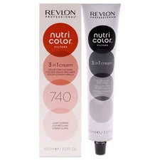 Nutri Color Cream - 740 Light Copper by Revlon for Unisex - 3.3 oz Hair Color