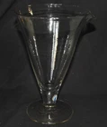 Pourer / pitcher - Norman glass type (blown) 19th century (height 20.5 cm)