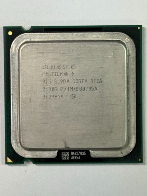 Intel Pentium D915 SL9DA 2.80GHz LGA 775/Socket T 2 Core 4MB 95W Desktop CPU