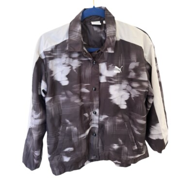 Puma Men s Shirt/Jacket Black & White Size S