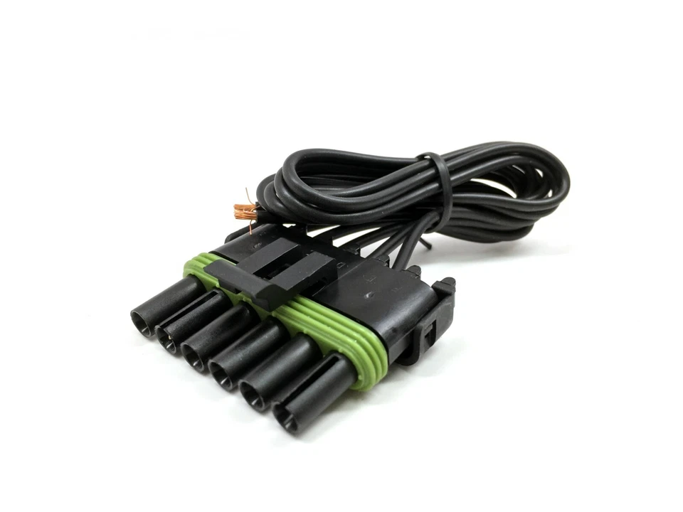 Tanque duplo combustível 6 portas seletor VÁLVULA + CHICOTE DE FIOS + INTERRUPTOR CONECTOR 128 +190 gasolina - Imagem 2 de 4