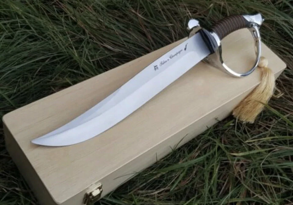 Espada Sable Champagne Hecha a Mano Laguiole Edición Limitada Con Caja Foto 3 de 4