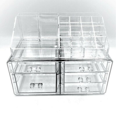 OORGANIZER 5 STUFEN 21 FÄCHER SCHMINK- UND SCHMUCKBOX AUS ACRYL
