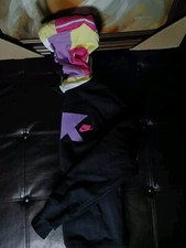 Nike Hoodie Black Multi-color Size Medium