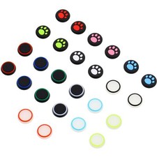26 Pieces Luminous Replacement Thumb Grips Caps for PS5, PS4, Xbox Controllers