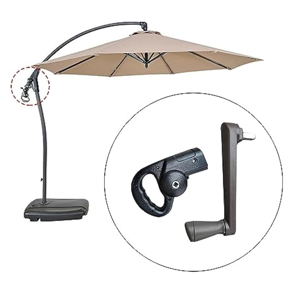 Universal Patio Umbrella Crank Handle Easy Installation Durable