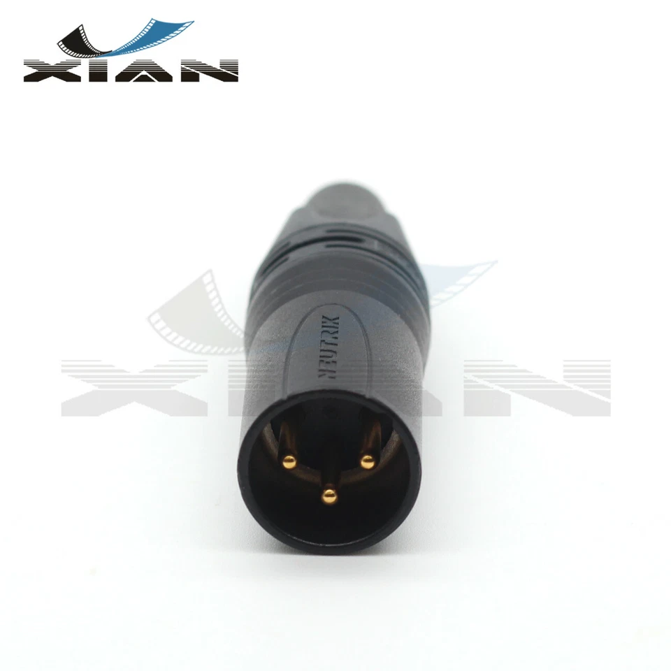 Neutrik NC3MXX-B Male XLR 3pin Connector,3pin Mic/Camera Audio Cable Connector - Image 4 of 4