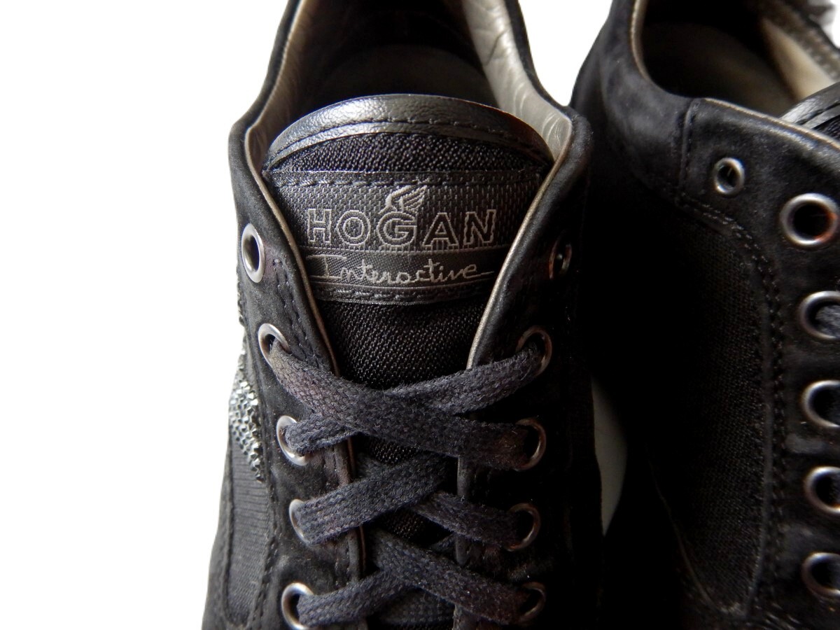 Hogan 'Interactive' 9KE Women's Designer Black Le… - image 6