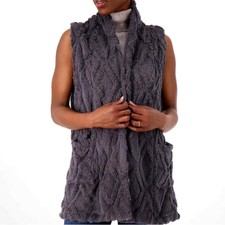 Koolaburra By Ugg Embossed Sherpa Fleece Vest