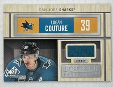 2019-20 Upper Deck SP Game Used Locker Essentials Logan Couture #LE-LC JERSEY