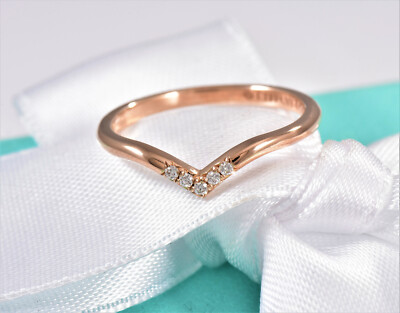 Wedding Ring Tiffany Rose Gold Diamond Ring Tiffany T Narrow 18K