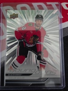 2024-2025 Upper Deck Series 2 Nolan Allan Young Guns Outburst Silver #491