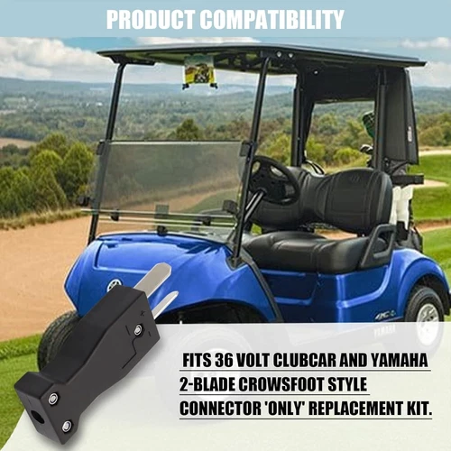 36V 48V Crowfoot Golf Cart Battery Charger Plug DC Cord for EZGO Club Car Yamaha - Bild 4 von 7