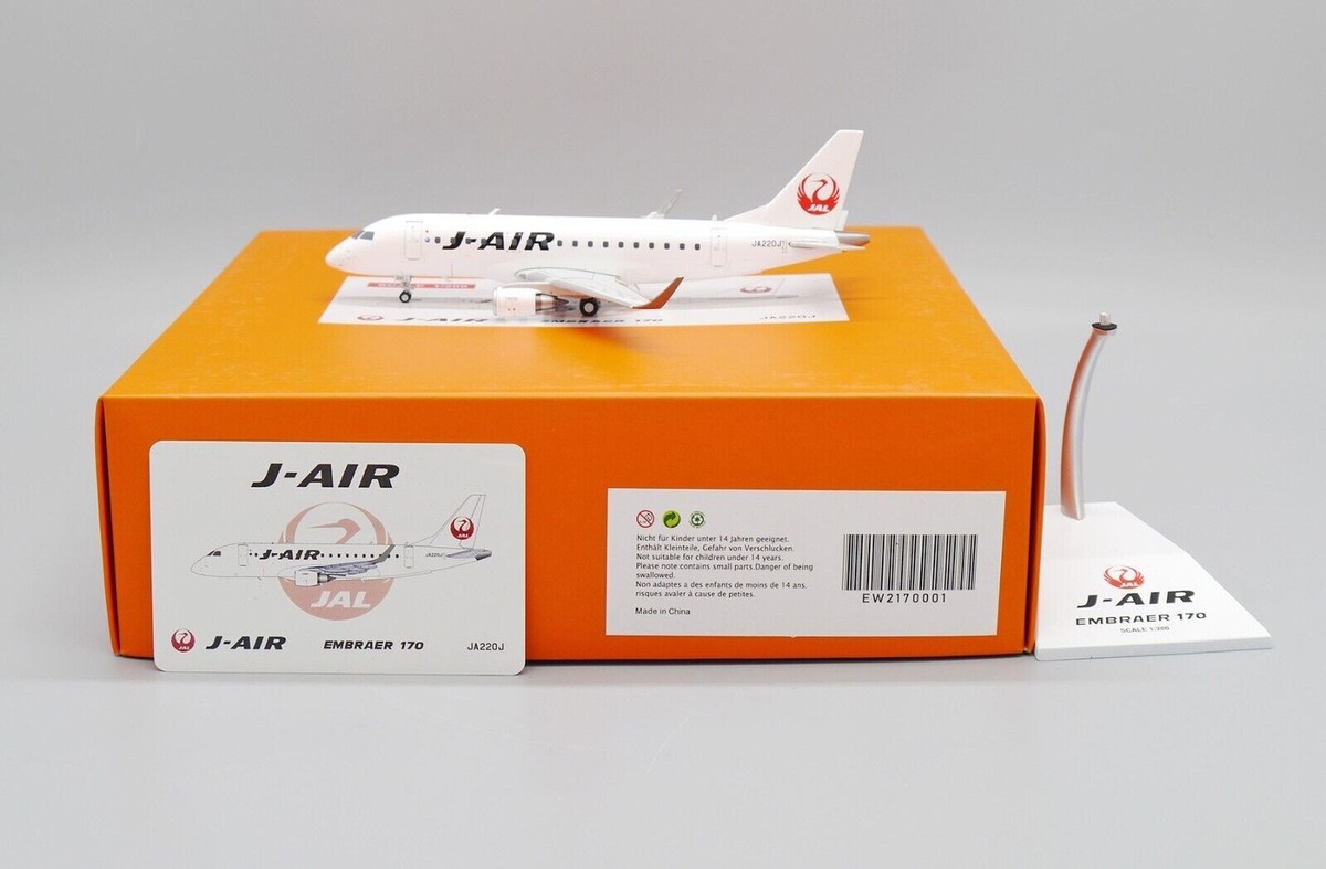 1:200 JC Wings EW2170001 J-Air Embraer ERJ-170-100STD JA220J 1:200 JC Wings EW2170001 J-Air Embraer ERJ-170-100STD JA220J