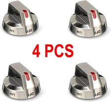 4-PCS DG64-00473A Upgraded Stove Knob Oven Knobs Replacement Compatible with Sam