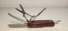 Red Utility Pocket Knife Multi Tool China Stainless SteelBlade