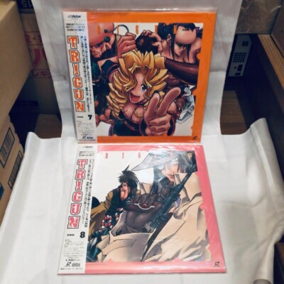 TRIGUN Laserdisc Box Set vol1.-13 Set Gun Action Captain Magazine