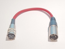 Tuchel Kabeladapter Kleintuchel /DIN-XLR rot MD421 u.a.