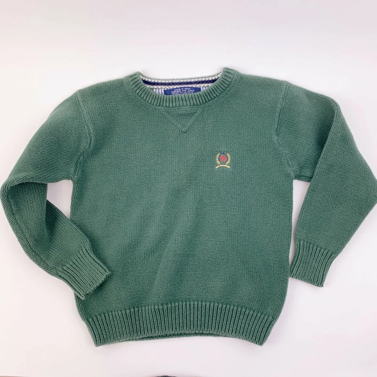 Tommy hilfiger green sweater 2025