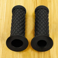Motorcycle 7/8" Handlebar Hand Grips Black For Yamaha Vmax R6 R1 FZ-07 Honda