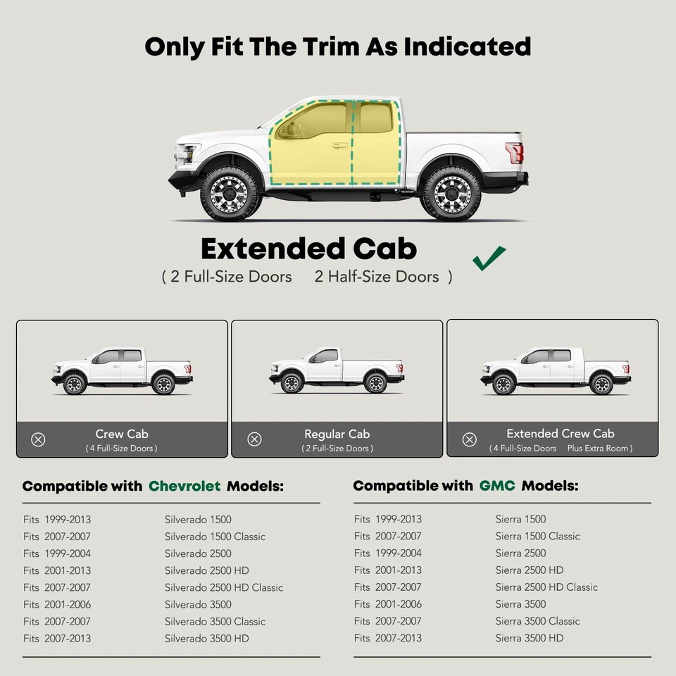 Barras laterales rectas ovaladas de acero negro de 5" para Chevy Silverado 1500 GMC Sierra Foto 2 de 4