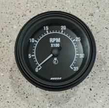 *NEW* Beede 941196 Dash RPM Tachometer Gauge NSN 6680014552573 FREE SHIPPING