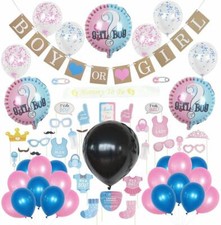 Gender Reveal Baby Shower Party Supplies Decorations Set Complete Kit